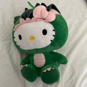 Green Dinosaur Hello Kitty
